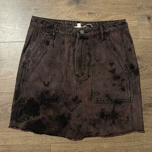 NWT Hem & Thread denim skirt